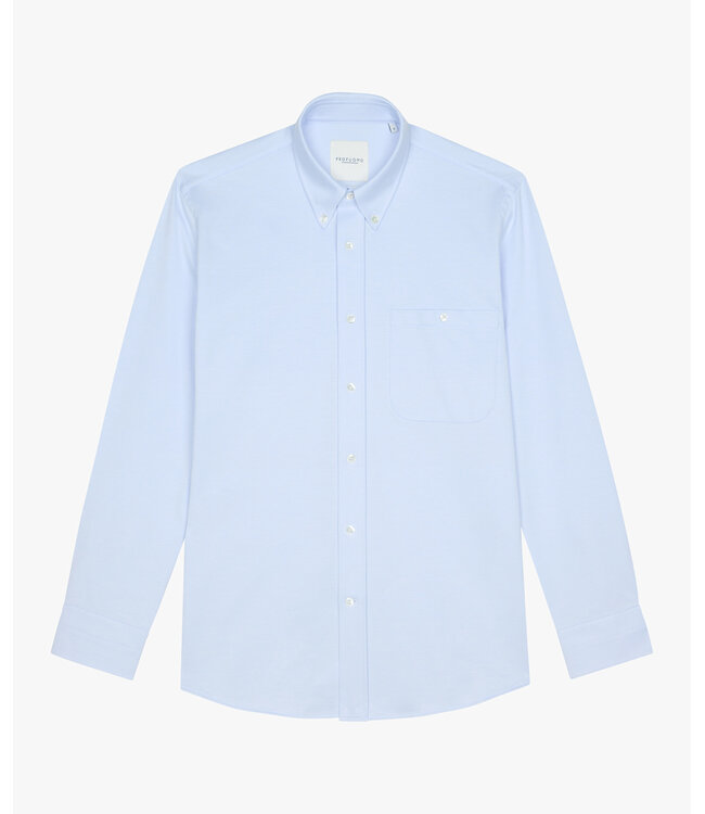 Profuomo Blue casual Japanse Knitted shirt