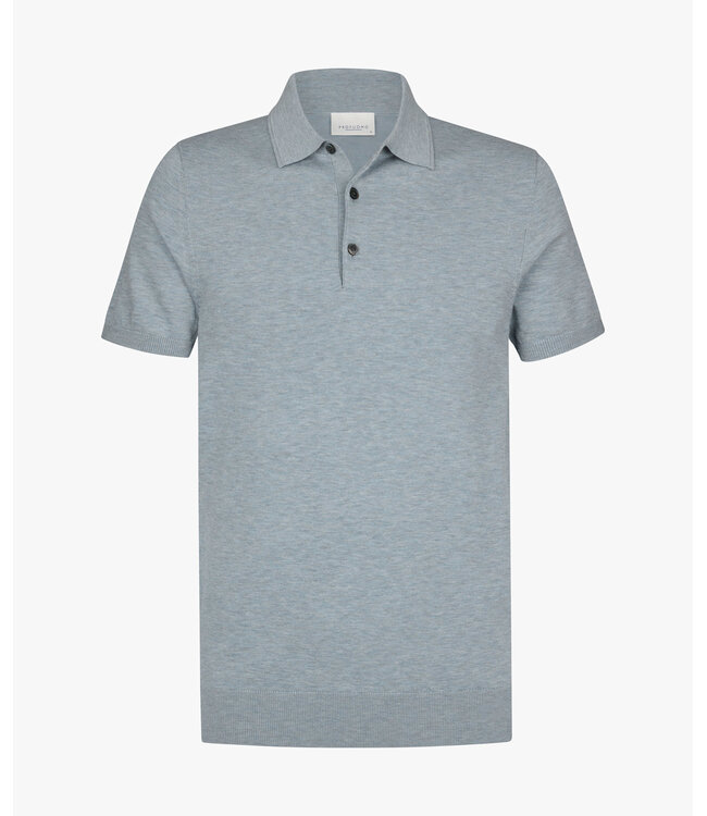 Profuomo Blue Luxury Basic polo