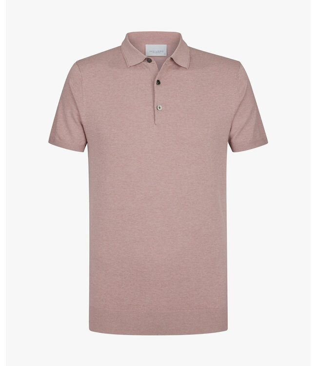 Profuomo Dark pink Luxury Basic polo