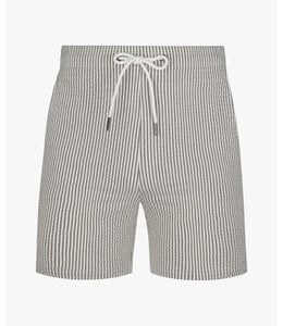 Profuomo Clay Seersucker stripe swimshort