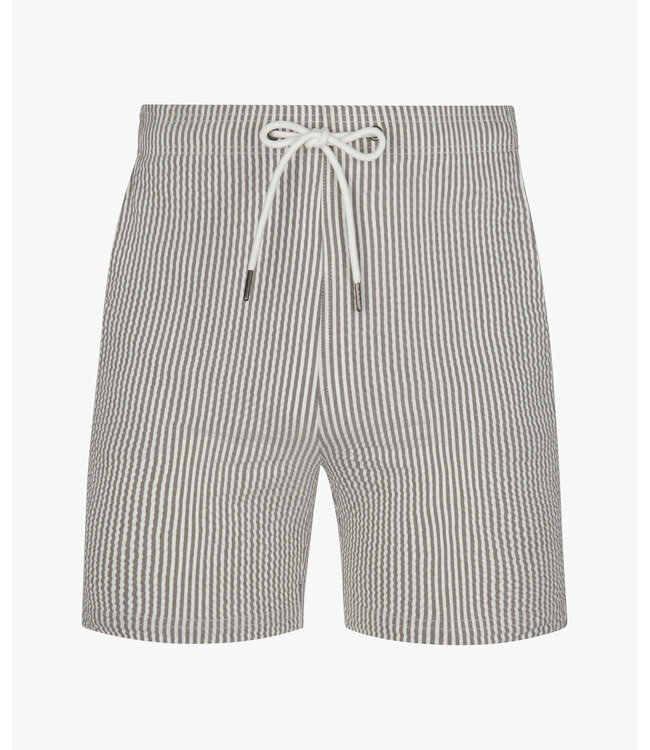 Profuomo Clay Seersucker stripe swimshort