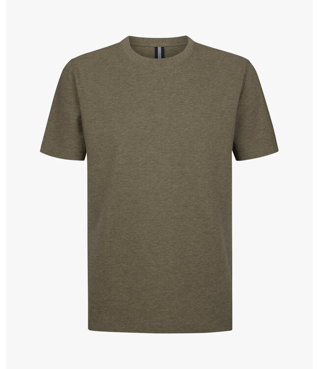 Profuomo T-Shirt crew neck brown