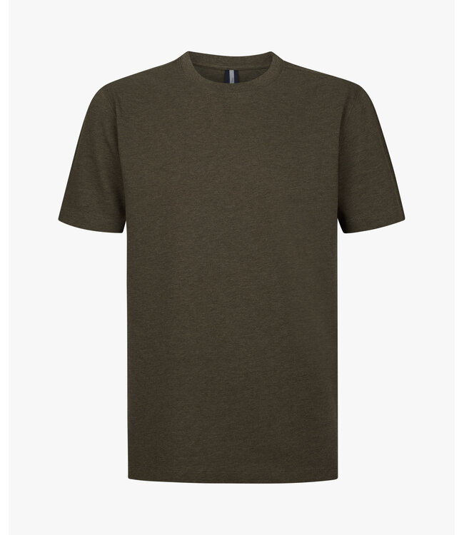 Profuomo T-Shirt crew neck brown