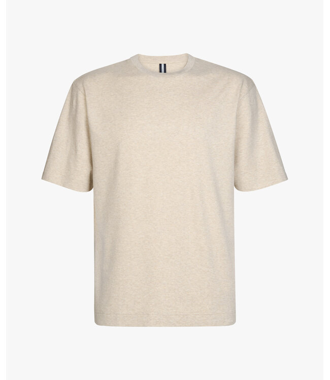Profuomo T-Shirt crew neck sand