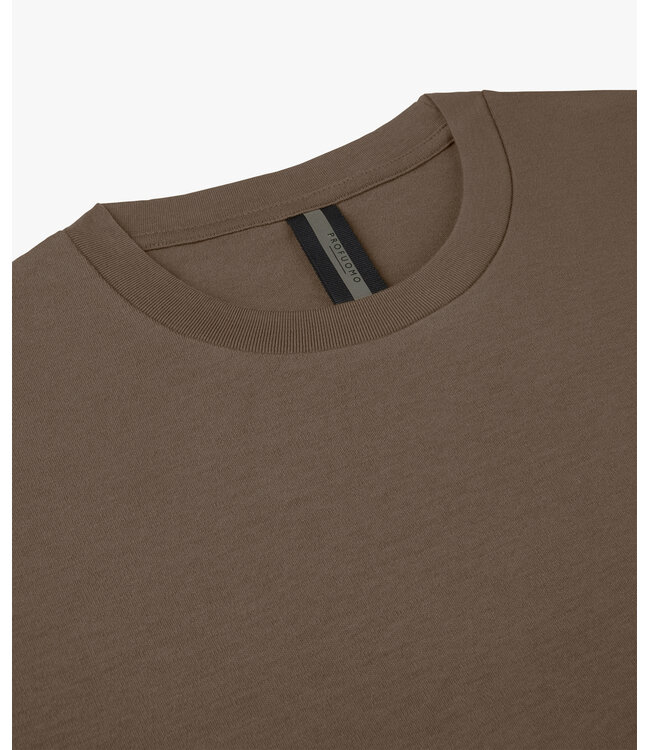 Profuomo T-Shirt crew neck brown