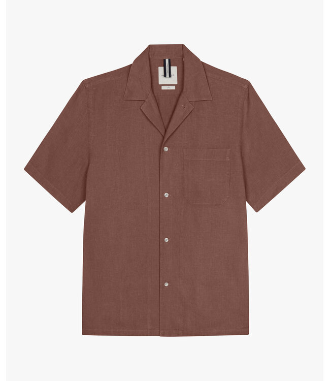 Profuomo Shirt Camp Red Clay