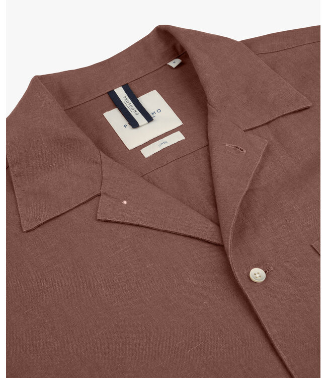 Profuomo Shirt Camp Red Clay