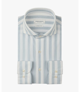 Profuomo Shirt Striped Blue