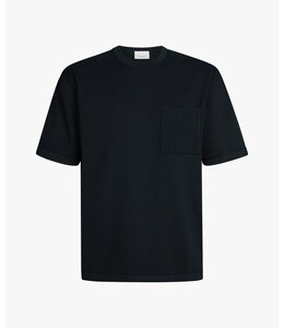 Profuomo T-Shirt Crew Neck Navy Pocket