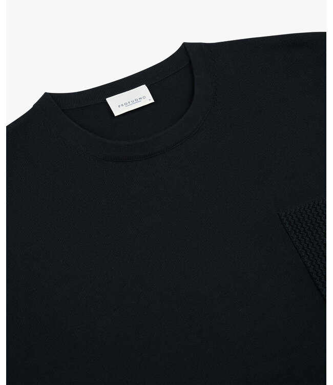Profuomo T-Shirt Crew Neck Navy