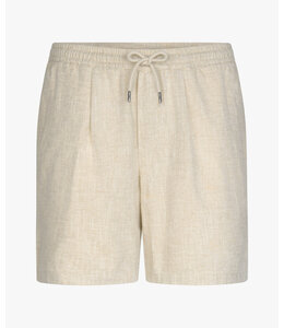Profuomo Linen Shorts Raw Beige