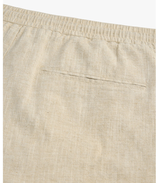 Profuomo Linen Shorts Raw Beige