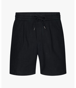 Profuomo Linen Shorts Navy