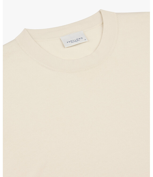 Profuomo T-Shirt Crew Neck Off-White