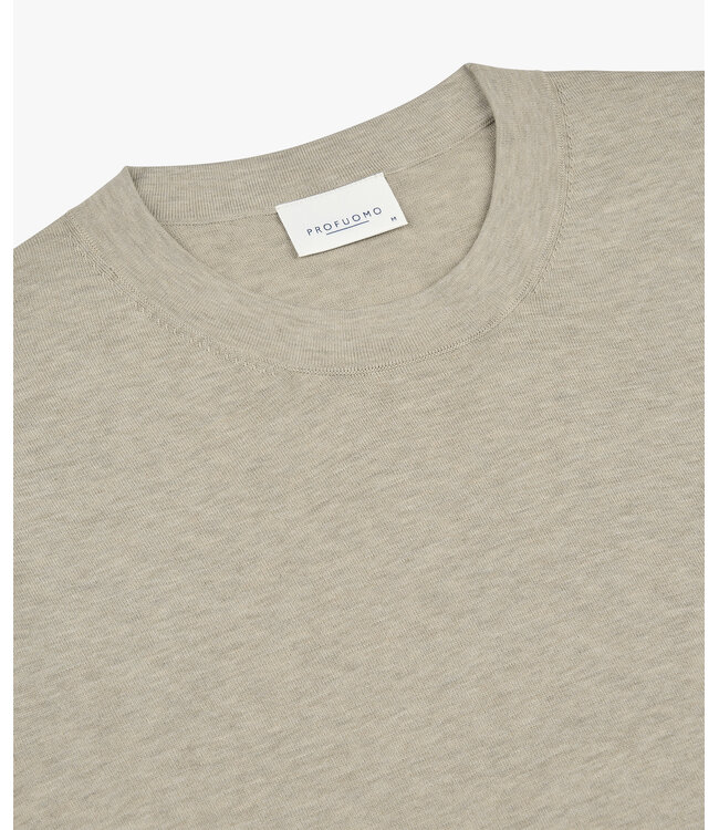 Profuomo T-Shirt Crew Neck Beige