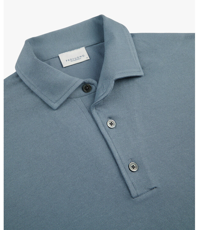 Profuomo Polo One Piece Grey Blue