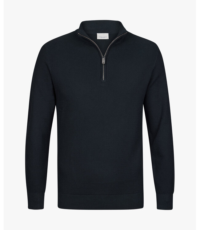 Profuomo Pullover Half Zip Navy