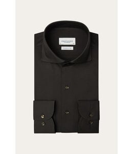 Profuomo Brown Japanese knitted shirt
