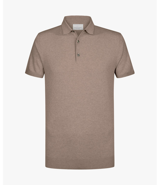 Profuomo Beige Luxury Basic polo