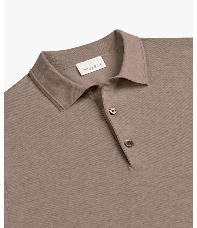 Profuomo Beige Luxury Basic polo