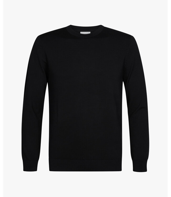 Profuomo PULLOVER CREW NECK BLACK