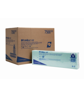 Kimberly-Clark Wypall X80 Sopdoeken Interfolded groen