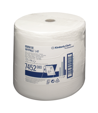 Kimberly-Clark Wypall L40 op rol 750 vellen