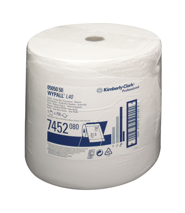 Kimberly-Clark Wypall L40 op rol