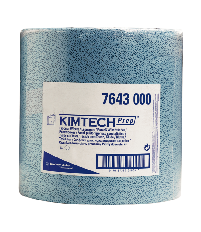 Kimberly-Clark Kimtech blauw op rol