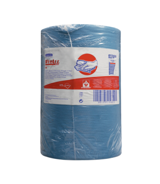 Kimberly-Clark Wypall X80 blauw op rol