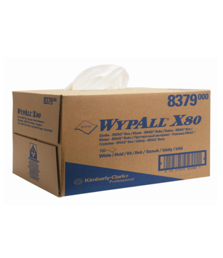 Kimberly-Clark Wypall X80 wit in dispenserdoos