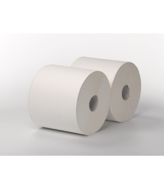Primp Maxirol 1-laags wit cellulose zware kwaliteit