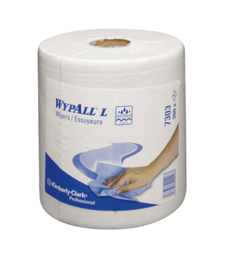 Kimberly-Clark Midirol 2-laags wit Wypall L20 extra poetsdoeken