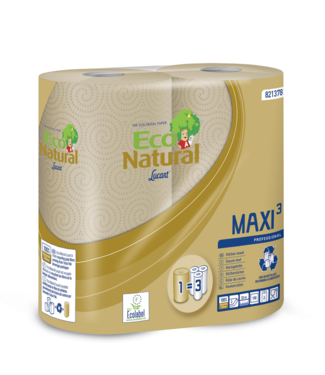 Lucart Eco Natural Keukenrol 2-laags Eco Natural