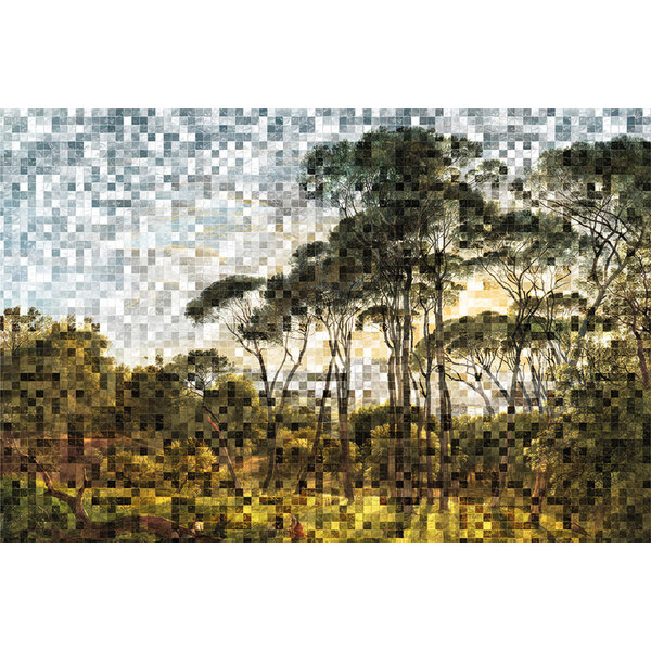 Mondiart Wandkleed Mondiart 'Het Italiaanse landschap' pixels