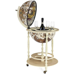 Zoffoli Barglobe drankbar 'Ivory creme'