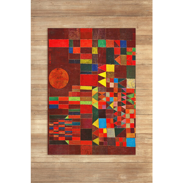 Mondiart Vloerkleed Mondiart 'Paul Klee Abstracte Impressies van een Kasteel'