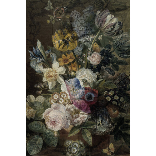 Mondiart Aluart schilderij Mondiart 'Vintage Flowers'
