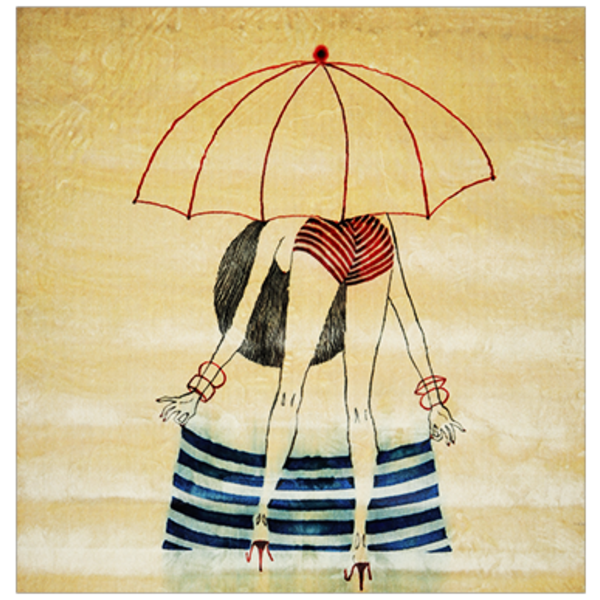 Mondiart Mondiart vloerkleed 'parasol'