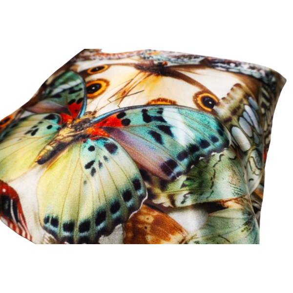 Mondiart Sierkussen 'De kleurrijke vlinders'