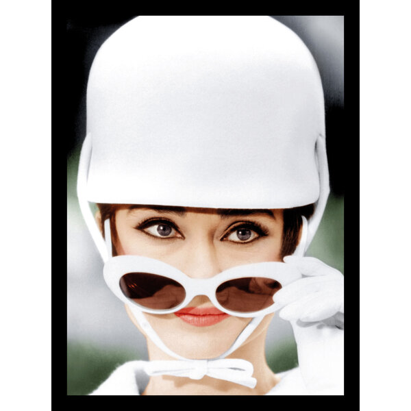 Mondiart Ingelijste poster 'Audrey Hepburn'
