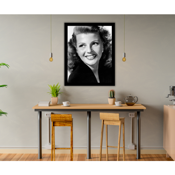Mondiart Ingelijste poster  'Rita Hayworth''