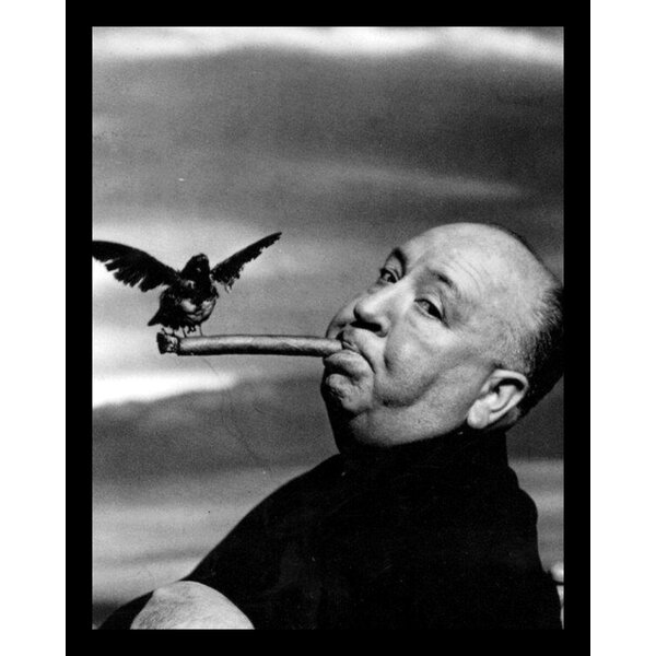 Mondiart Ingelijste poster Philippe Halsman - The Birds - Alfred Hitchcock'