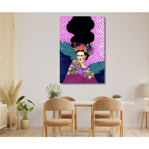 Mondiart Aluart schilderij Mondiart 'Frida'