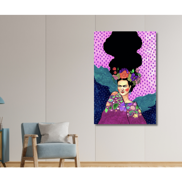 Mondiart Aluart schilderij Mondiart 'Frida'