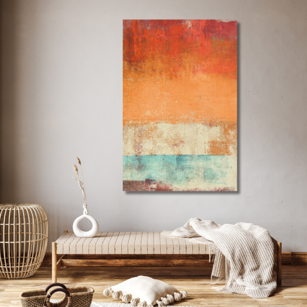 Mondiart Alaurt schilderij 'Abstract Orange'