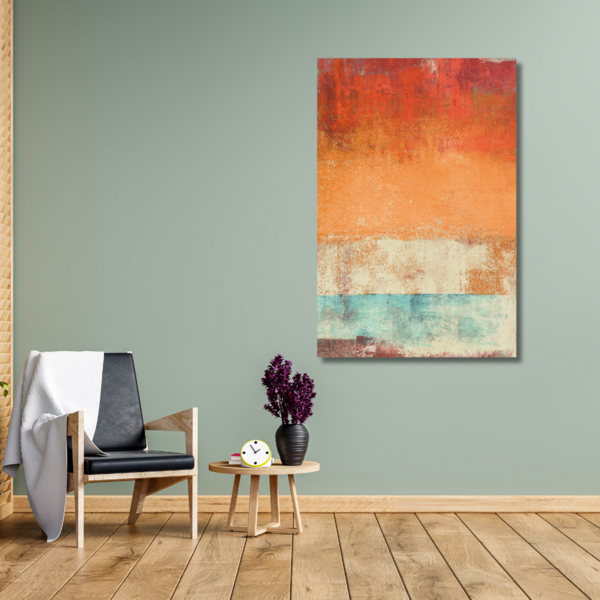 Mondiart Alaurt schilderij 'Abstract Orange'
