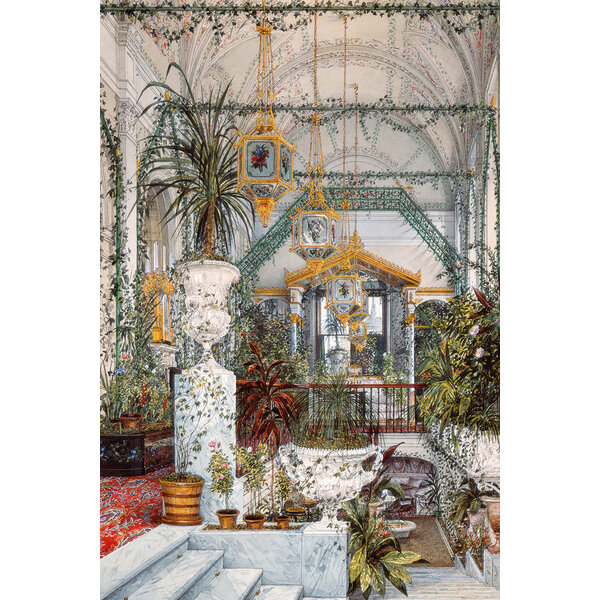 Mondiart Aluart schilderij Mondiart 'The Winter Garden'