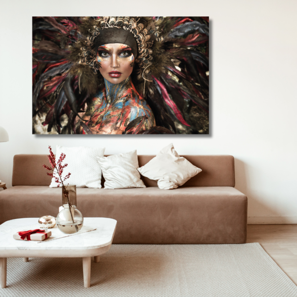 Mondiart Aluart schilderij Mondiart 'Colours of Native'