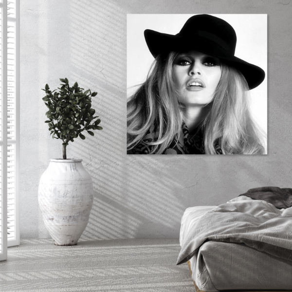 Mondiart Aluart schilderij Mondiart 'Brigitte Bardot'